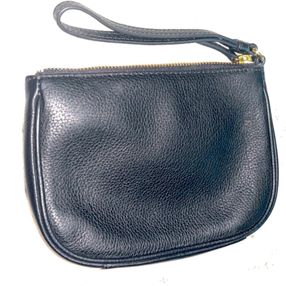 Black Leather Mini Wallet